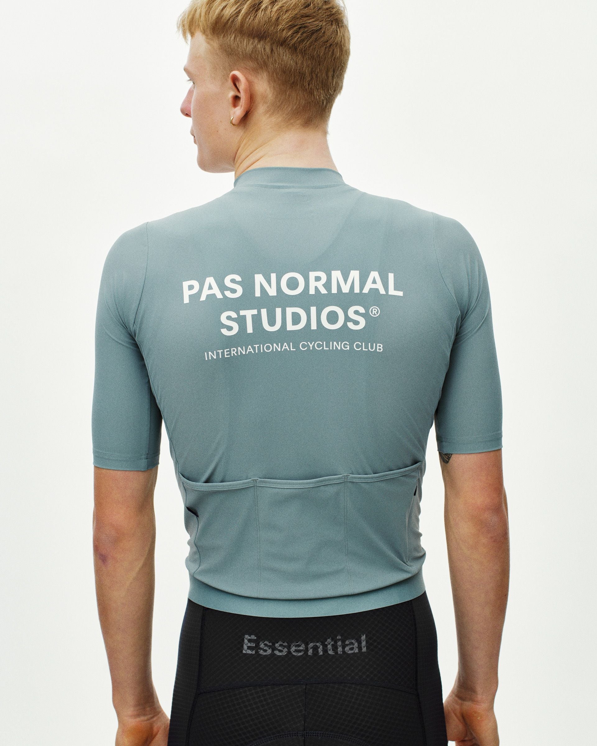 Maillot Manga Corta Pas Normal Studios Essential Hombre Calcite Blue #5