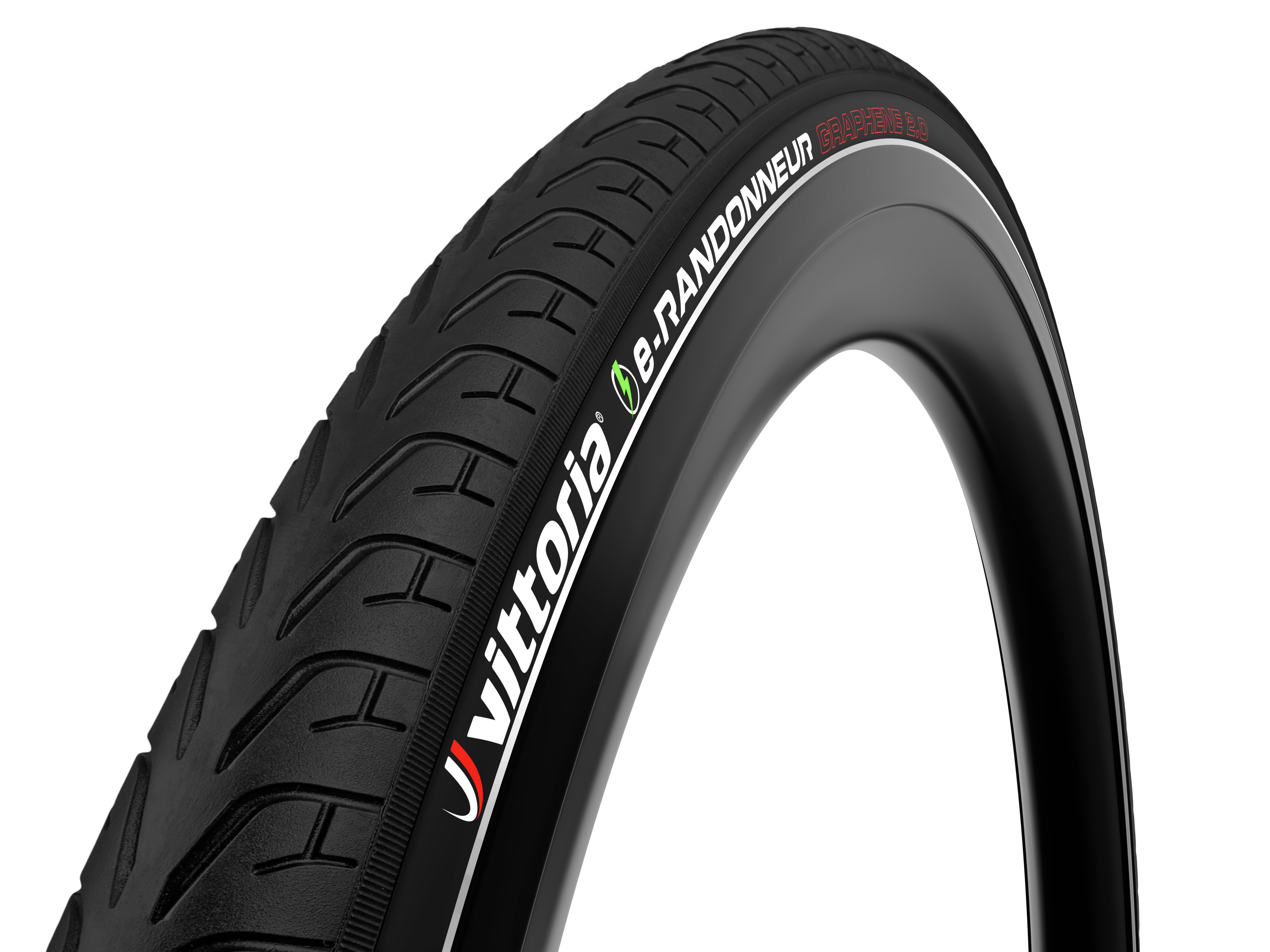 Cubierta Vittoria Ciudad E-Randonneur Rígida Reflectante G2 Negro #2
