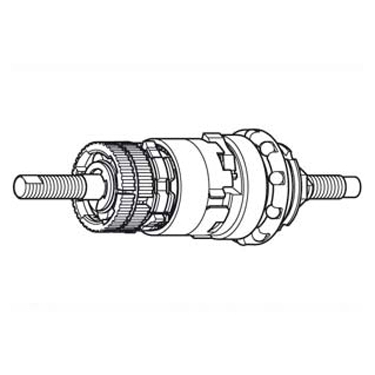Conjunto Interno Shimano SG-3C41 168mm Plata