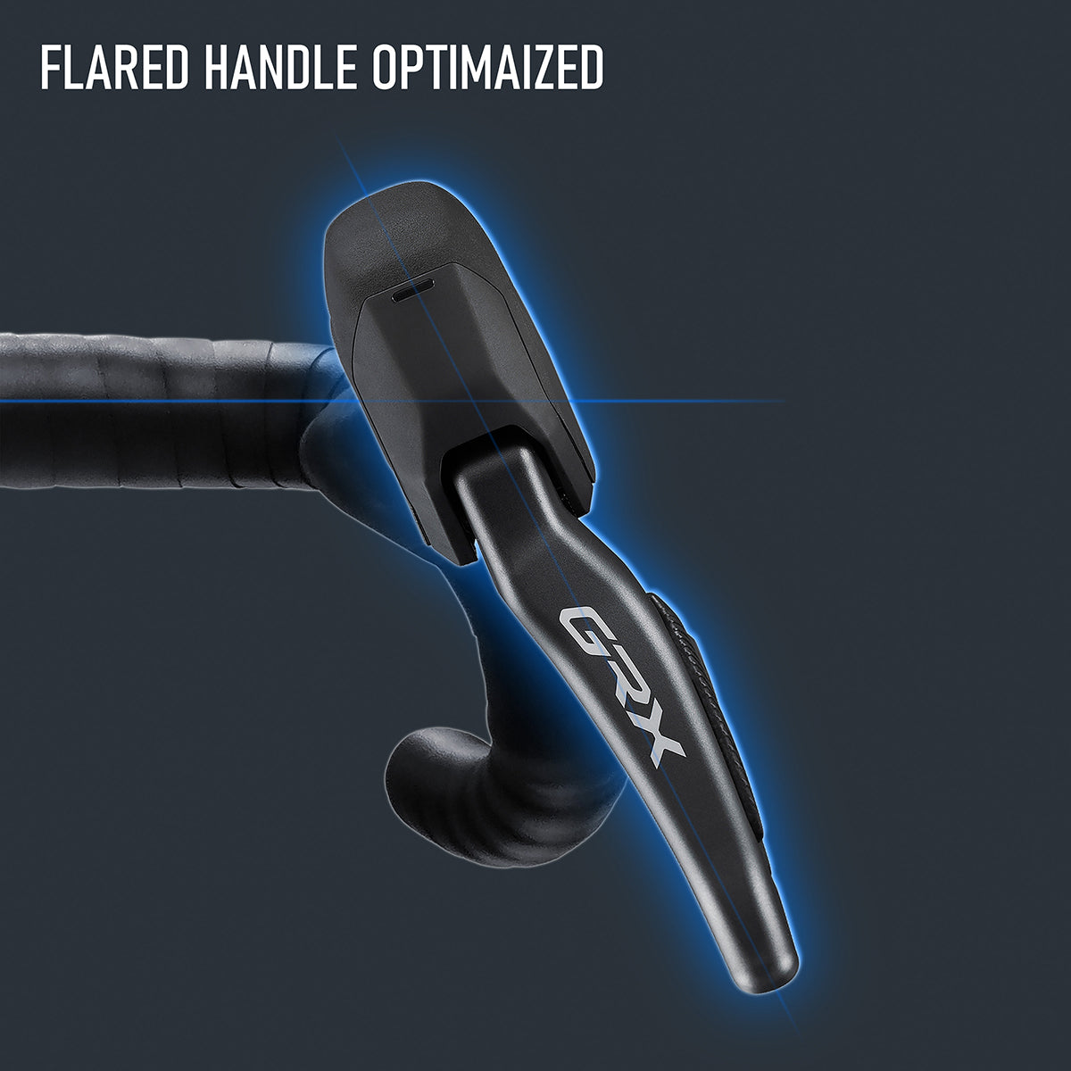 Kit Freno Disco Hidráulico Shimano GRX BR-RX820/ST-RX825 Delantero/Izquierdo Resina Aletas Adaptador 160mm Latiguillo 1000mm Negro
