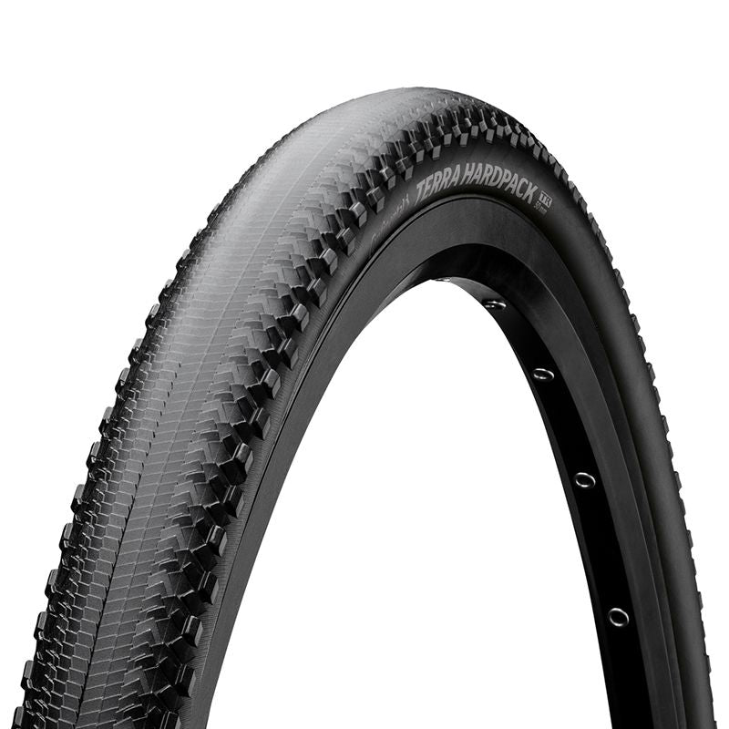 Cubierta Continental Terra Hardpack Shieldwall Plegable Negro